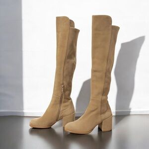 Stuart Weitzman Over-Knee Suede Boots Size 8M